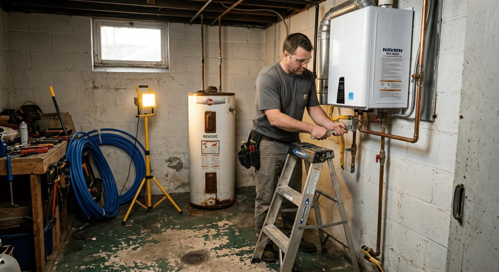 Plumber service van on a call in Sandpoint ID